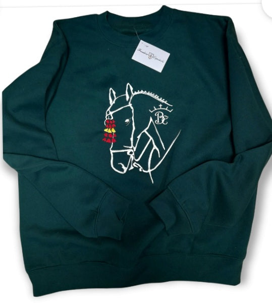 Sudadera Básica Caballo