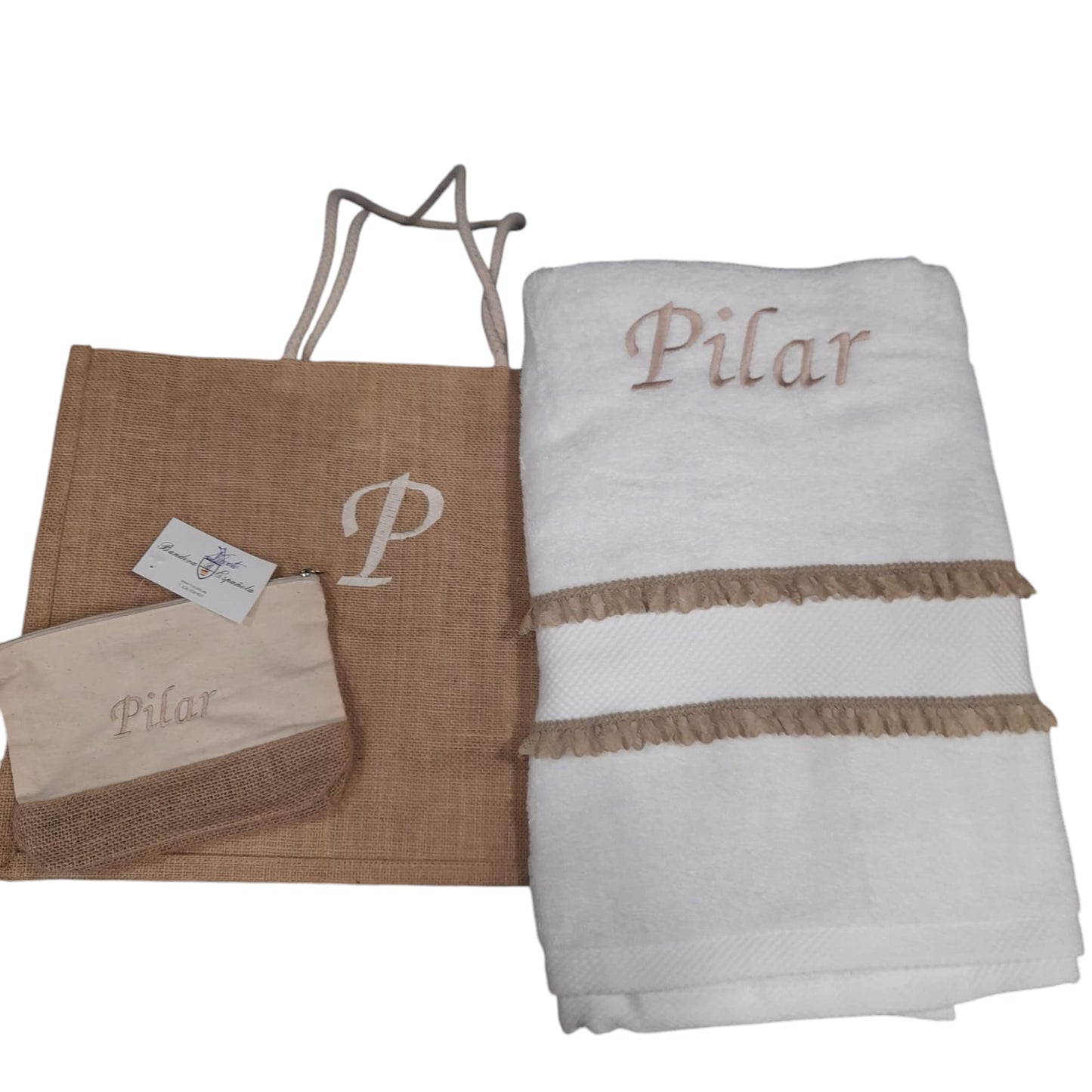Conjunto Bolso, toalla y neceser